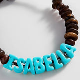 Wear Everywhere Waterproof Custom Bracelet - Tiger's Eye/Turquoise