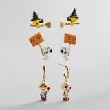Peanuts Halloween Earring Set