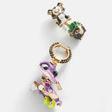 Disney Minnie Mouse & Figaro Halloween Earring Set