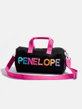BaubleBar Thready to Go Kids' Custom Duffle - Black/Multi - 
    Children's day bag
  
