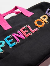BaubleBar Thready to Go Kids' Custom Duffle - Black/Multi - 
    Children's day bag
  
