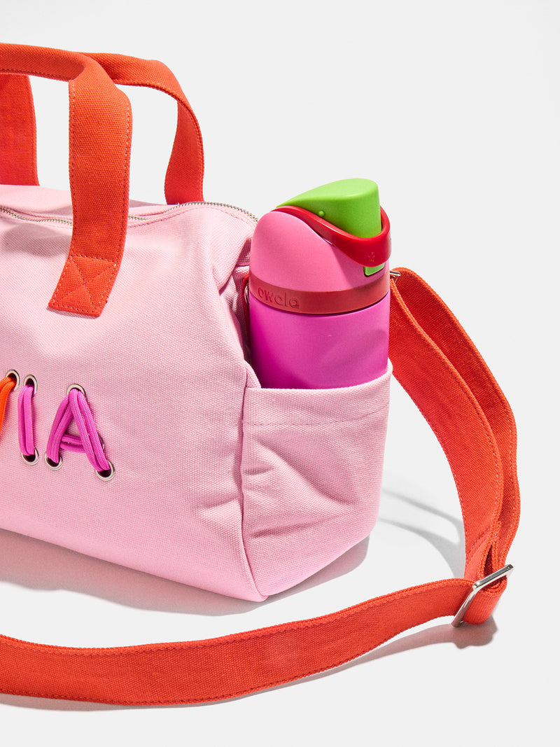 Thready to Go Kids' Custom Duffle - Pink/Red Multi – Children's
