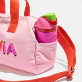 Thready to Go Kids' Custom Duffle - Pink/Red Multi