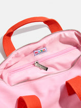 BaubleBar Thready to Go Kids' Custom Duffle - Pink/Red Multi - 
    Children's day bag
  
