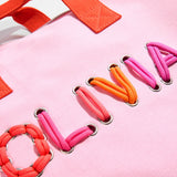 Thready to Go Kids' Custom Duffle - Pink/Red Multi