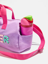 BaubleBar Thready to Go Kids' Custom Duffle - Lilac/Blue Multi - 
    Children's day bag
  
