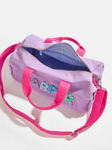 BaubleBar Thready to Go Kids' Custom Duffle - Lilac/Blue Multi - 
    Children's day bag
  

