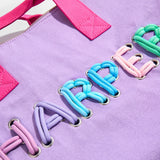 Thready to Go Kids' Custom Duffle - Lilac/Blue Multi