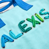 Thready to Go Kids' Custom Duffle - Light Blue/Blue Multi
