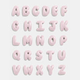 Knotty Enamel Initial Custom Bracelet - Red/Pink Double Letter