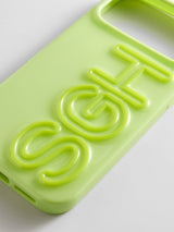 BaubleBar Fine Line Custom iPhone Case - Chartreuse/Chartreuse - 
    Custom Phone Case
  

