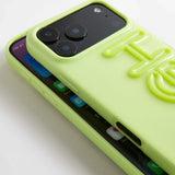 Fine Line Custom iPhone Case - Chartreuse/Chartreuse