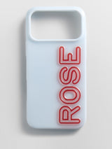 BaubleBar Fine Line Custom iPhone Case - Baby Blue/Red - 
    Custom Phone Case
  
