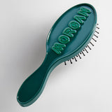Mini Fine Line Custom Hair Brush - Hunter Green/Dark Green