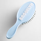 Mini Fine Line Custom Hair Brush - Powder Blue/White