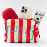 Striped Take It Away Custom Storage Pouch - Custom Riviera