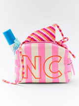 BaubleBar Striped Take It Away Custom Storage Pouch - Custom Flamingo - 
    Jewelry Storage Pouch
  
