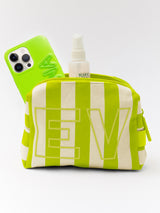 BaubleBar Striped Take It Away Custom Storage Pouch - Custom Keylime - 
    Jewelry Storage Pouch
  
