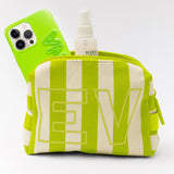 Striped Take It Away Custom Storage Pouch - Custom Keylime