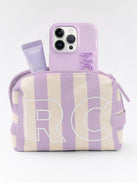 Striped Take It Away Custom Storage Pouch - Custom Wisteria