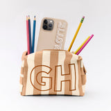 Striped Take It Away Custom Storage Pouch - Custom Dune