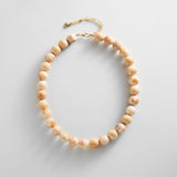 Mini Jane Beaded Necklace - Smoky Ivory Quartz