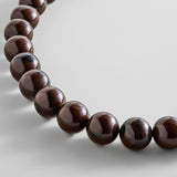 Mini Jane Beaded Necklace - Deep Mocha