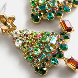 Disney Mickey Mouse Christmas Tree Earrings