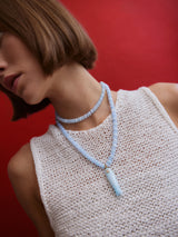 BaubleBar Sun Drift Semi-Precious Pendant Necklace - Fish - 
    Beaded fish necklace
  
