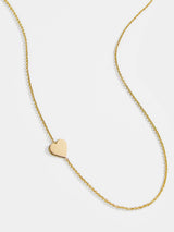 BaubleBar Maya Brenner Asymmetrical Custom Initial Necklace - Single Letter - 
    Solid White Gold, Rose Gold, or Yellow Gold
  
