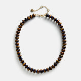 Josie Semi-Precious Necklace - Brown