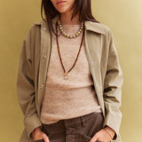 Carrie Semi-Precious Beaded Necklace - Tiger's Eye