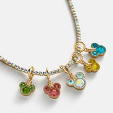 Disney Mickey Mouse Christmas Lights Charm Necklace
