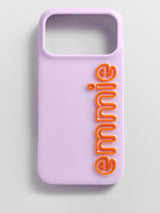 BaubleBar Fine Line Custom iPhone Case - Lavender/Orange - 
    Custom Phone Case
  
