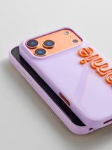 BaubleBar Fine Line Custom iPhone Case - Lavender/Orange - 
    Custom Phone Case
  
