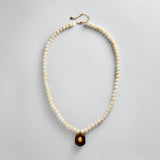 Janelle Semi-Precious Necklace - Ivory