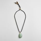 Chase Semi-Precious Pendant Necklace - Light Blue