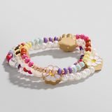 Happy-Go-Lucky Kids' Beaded Bracelet Set - Daisy