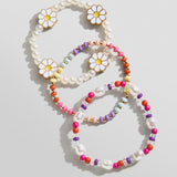 Happy-Go-Lucky Kids' Beaded Bracelet Set - Daisy