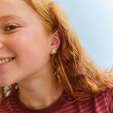 Toi et Moi Kids' 14K Gold Earring Set