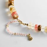 Joyce Semi-Precious Beaded Necklace - Rutilated Quartz