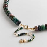 Joyce Semi-Precious Beaded Necklace - Garden Jade