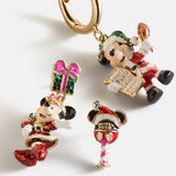 Disney Mickey Mouse & Minnie Mouse Christmas Santa Earring Set