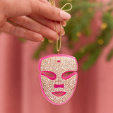 Let There Be Red Light Mask Ornament
