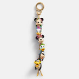 Disney Christmas Friends Forever Bag Charm - Gold