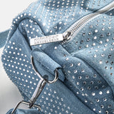 Thready to Go Kids’ Custom Duffle - Crystal Denim/Silver