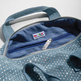 Thready to Go Kids’ Custom Duffle - Crystal Denim/Silver