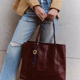 Bubble Initial Cord Bag Charm