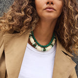 Jules Semi-Precious Beaded Necklace - Warm Multi