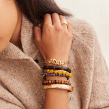 Darcy Semi-Precious Beaded Bracelet Set - Warm Tones